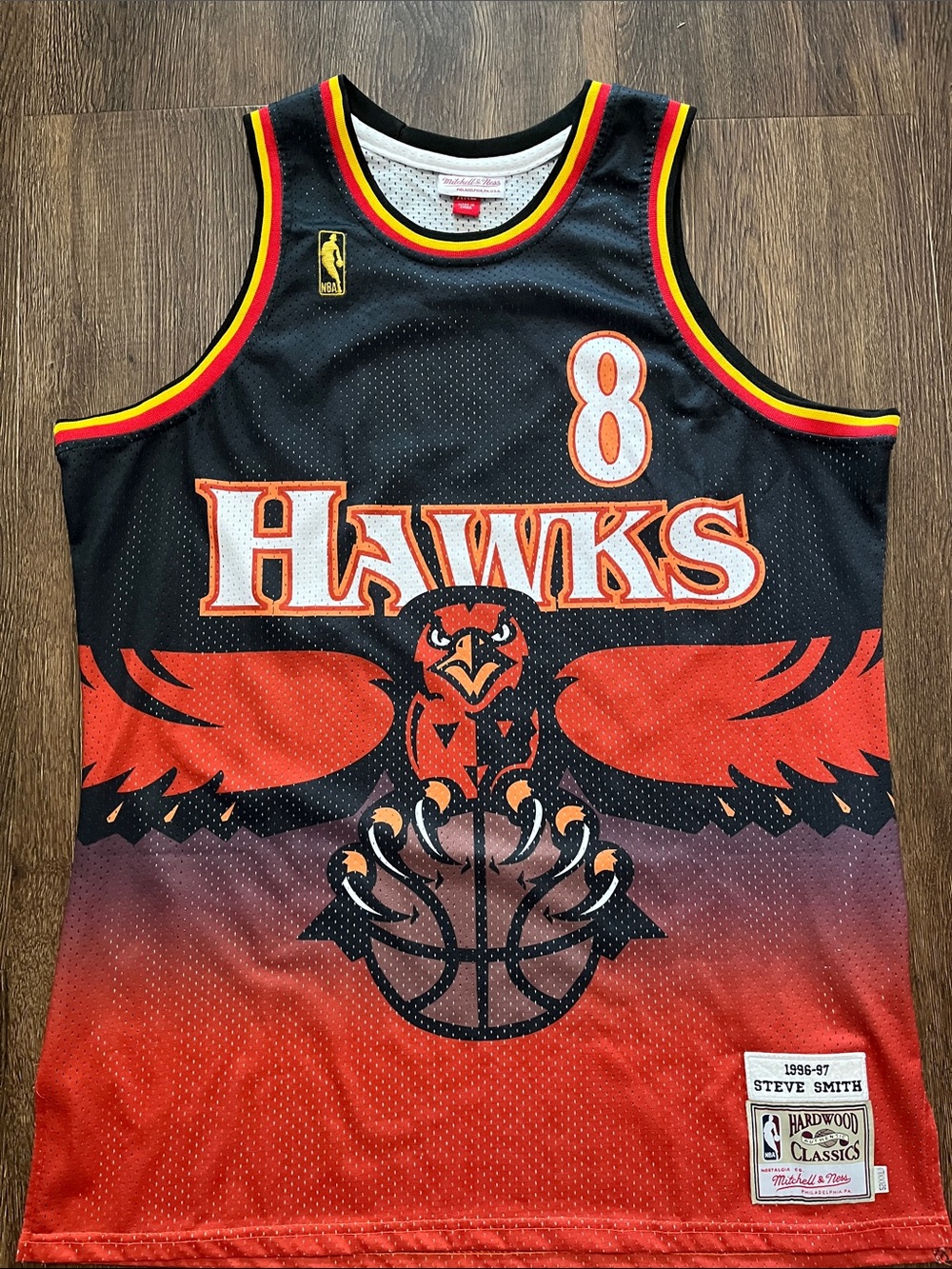 1996-1997 Steve Smith Atlanta Hawks Jersey
